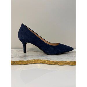 Cole Haan Women’s Sz 10 US | 40.5 EU Navy Blue Suede Go to Park Pump Heels 65mm